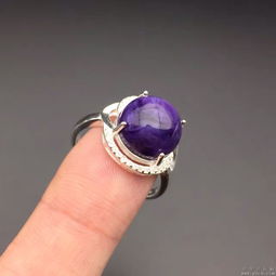 精品紫龙晶女士戒指 优雅幻紫，S925纯银镶嵌，永葆光彩的超值智能之选